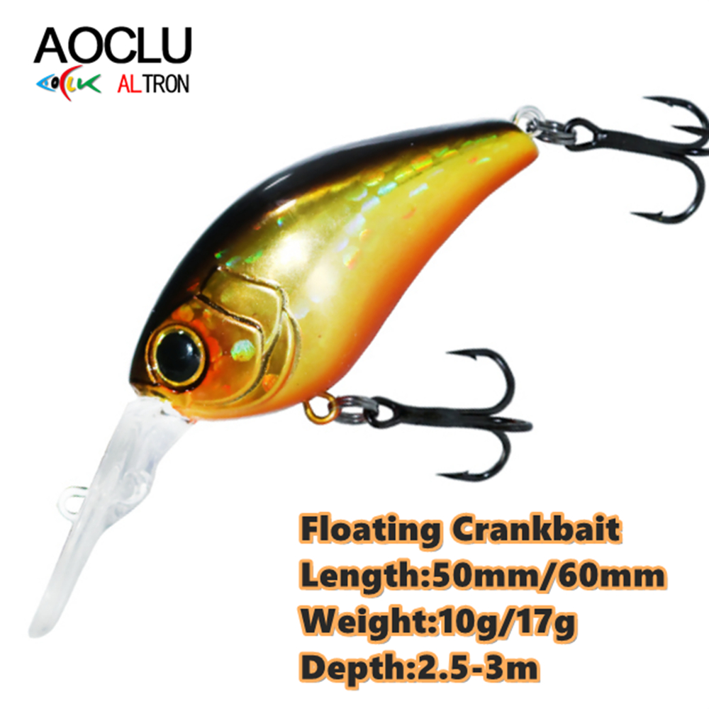AOCLU Floating Minnow 50mm 10g - Fishing Lure Crankbait บทวิจารณ์และราคา