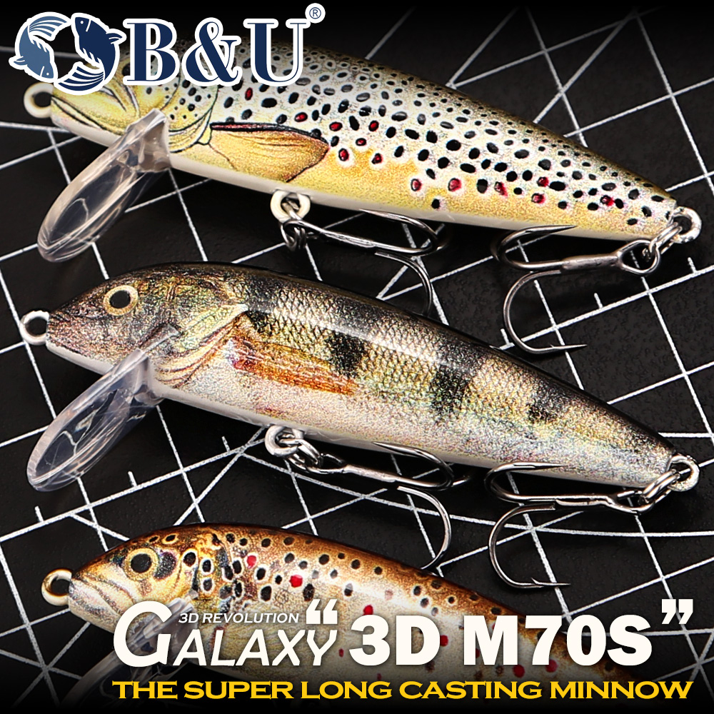 B&U Fishing Lures Sinking Minn - Fishing Lure Swimbait บทวิจารณ์และราคา