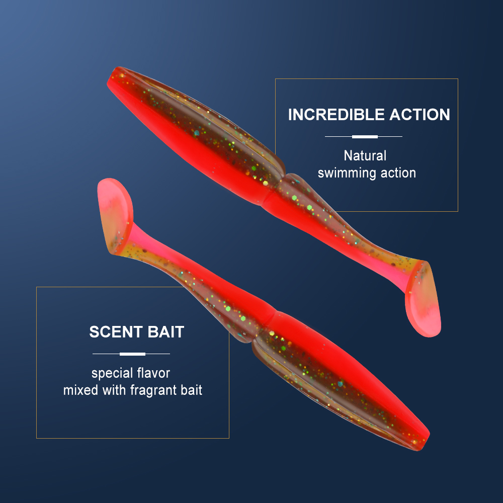 FISH KING One Up Shad Fishing  - Fishing Lure Soft Plastic บทวิจารณ์และราคา