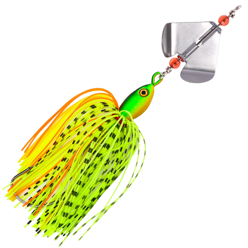 Buzzbait Fishing Lure with Rot - Fishing Lure Blade Bait บทวิจารณ์และราคา