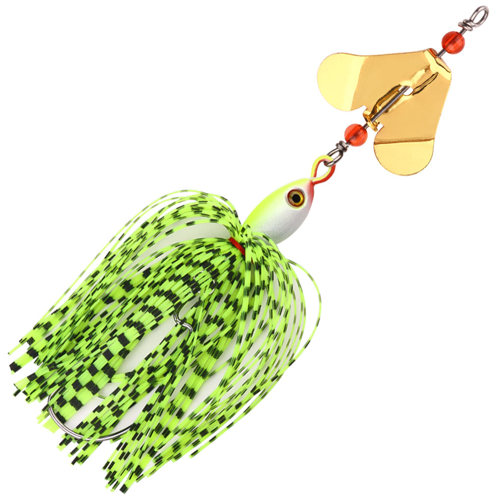 Buzzbait Fishing Lure with Rot - Fishing Lure Blade Bait บทวิจารณ์และราคา