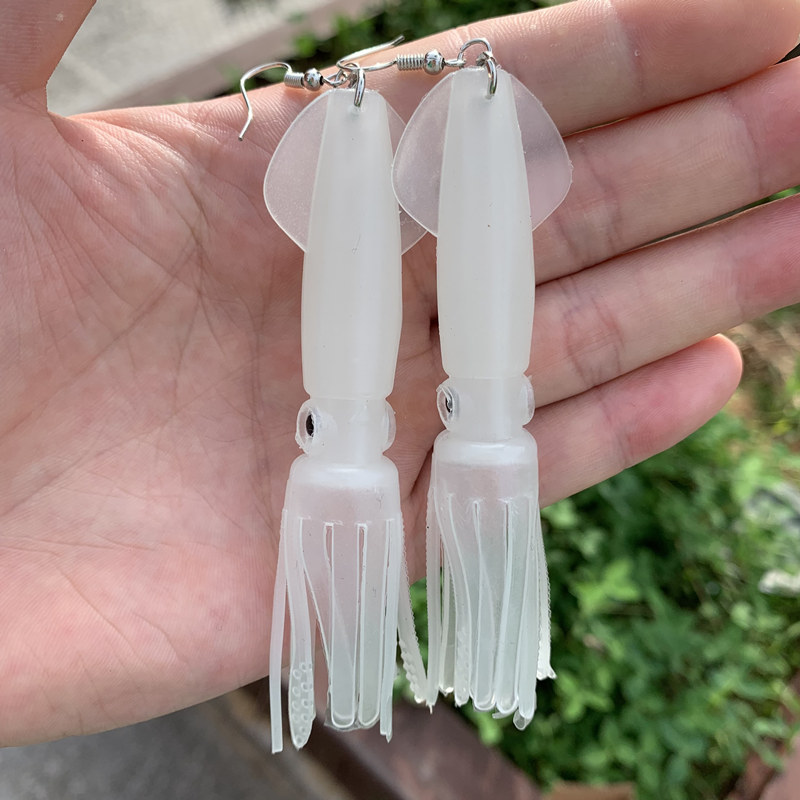 Noctilucence/Color Tube Squid  - Fishing Lure Soft Plastic บทวิจารณ์และราคา