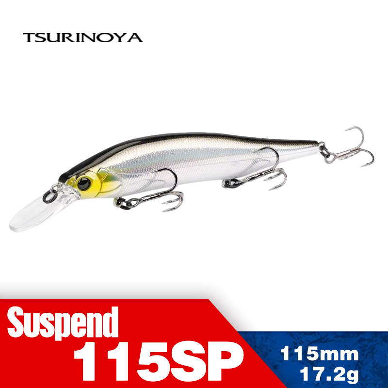 TSURINOYA 115mm 17.2g Suspendi - Fishing Lure Jerkbait บทวิจารณ์และราคา