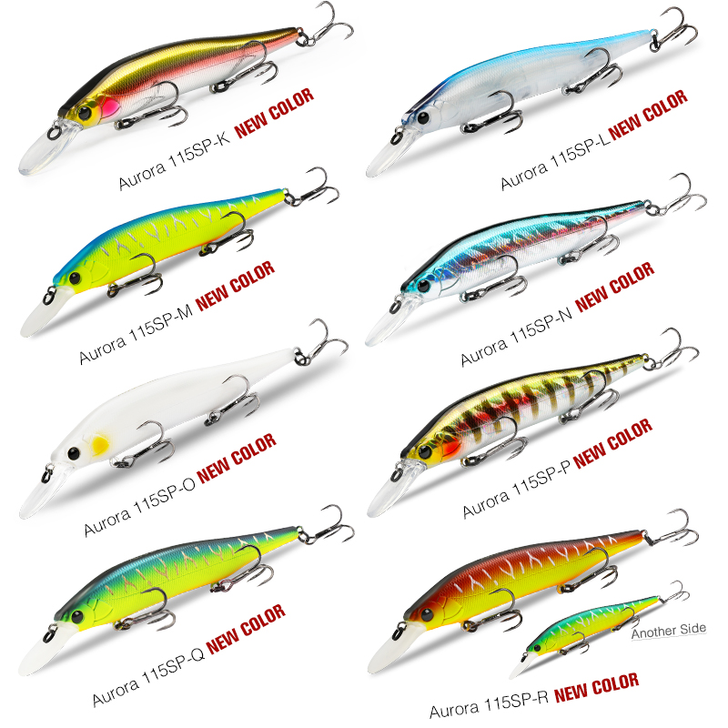 TSURINOYA 115mm 17.2g Suspendi - Fishing Lure Jerkbait บทวิจารณ์และราคา