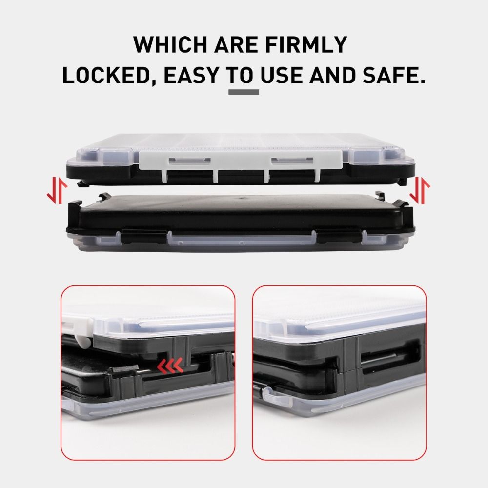 Double Side Fishing Tackle Box - Fishing Lure Spinner บทวิจารณ์และราคา