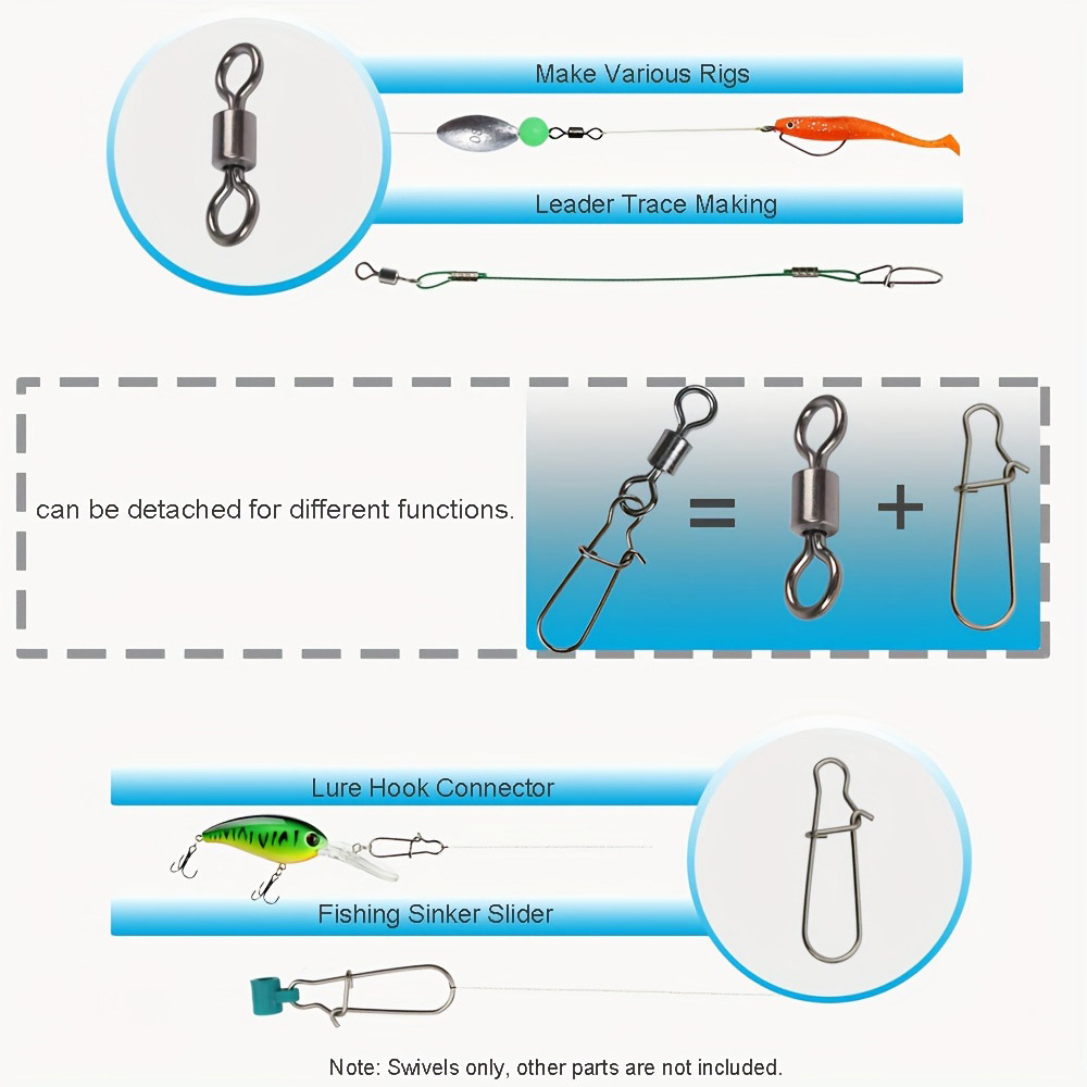 95/210 PCS Set Fishing Connect - Fishing Lure Kit บทวิจารณ์และราคา