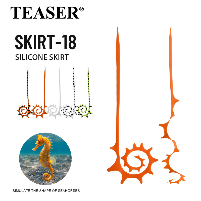 TEASER 5pcs SKIRT-18 145mm Sil - Fishing Lure Jig บทวิจารณ์และราคา