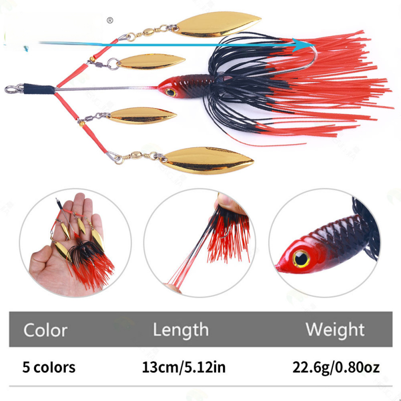 13CM22gLure bait with composit - Fishing Lure Blade Bait บทวิจารณ์และราคา