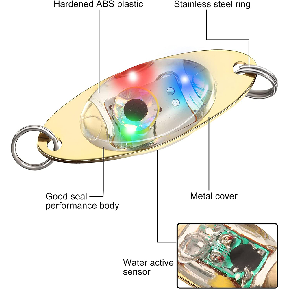 PRO BEROS LED Fishing Deep Dro - Fishing Lure Spoon บทวิจารณ์และราคา