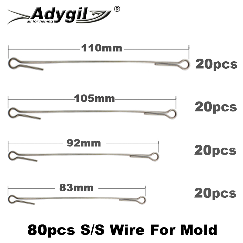 Adygil DIY Fishing 80pcs S/S W - Fishing Lure Jig บทวิจารณ์และราคา
