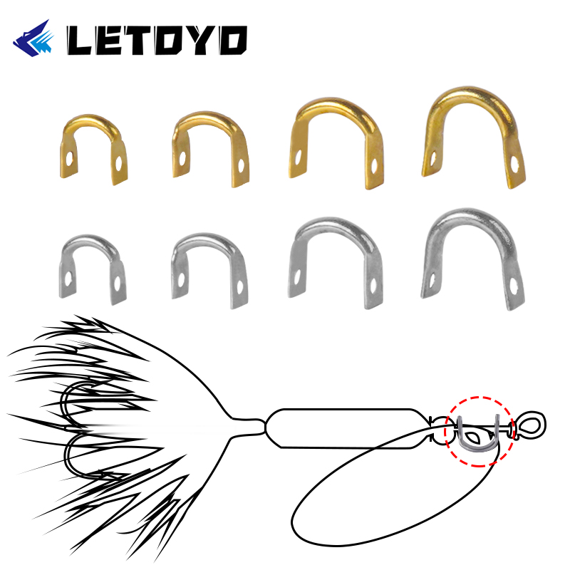 LETOYO 100pcs Folded Clevises  - Fishing Lure Spinnerbait บทวิจารณ์และราคา