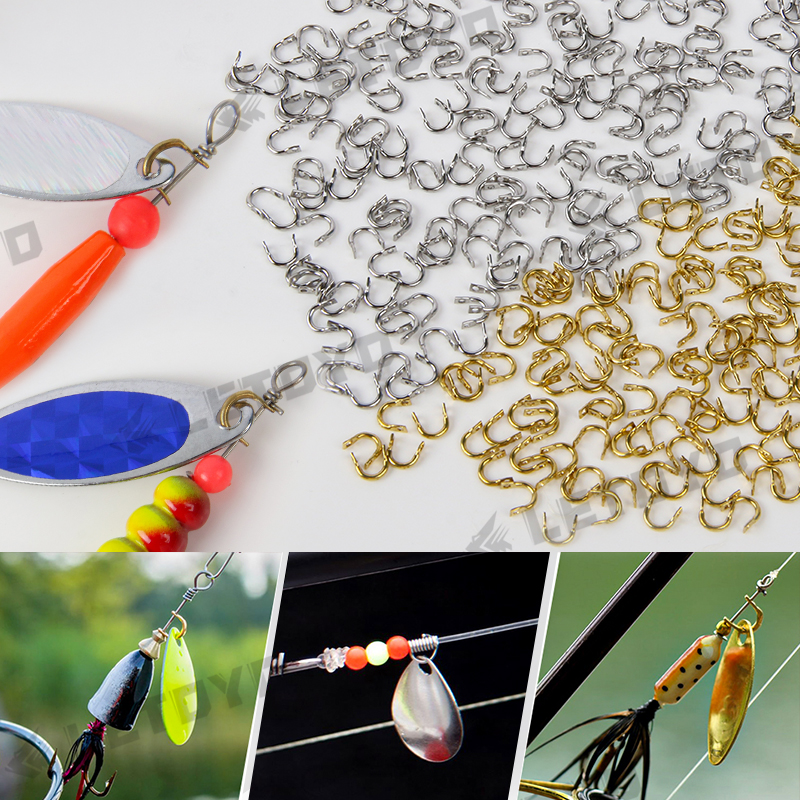 LETOYO 100pcs Folded Clevises  - Fishing Lure Spinnerbait บทวิจารณ์และราคา
