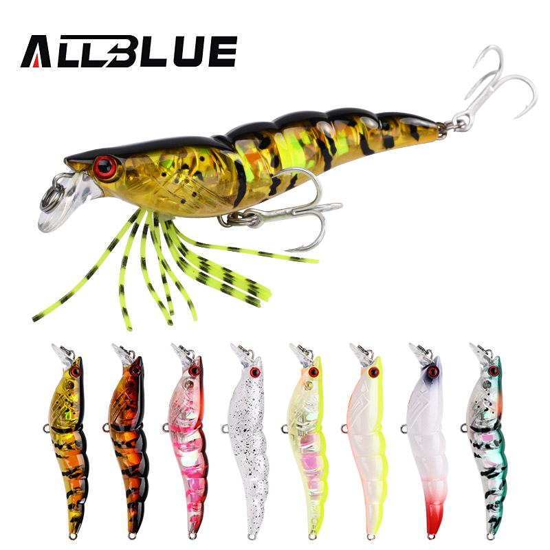 ALLBLUE 3D Flash Shrimp 70mm 7 - Fishing Lure Buzzbait บทวิจารณ์และราคา