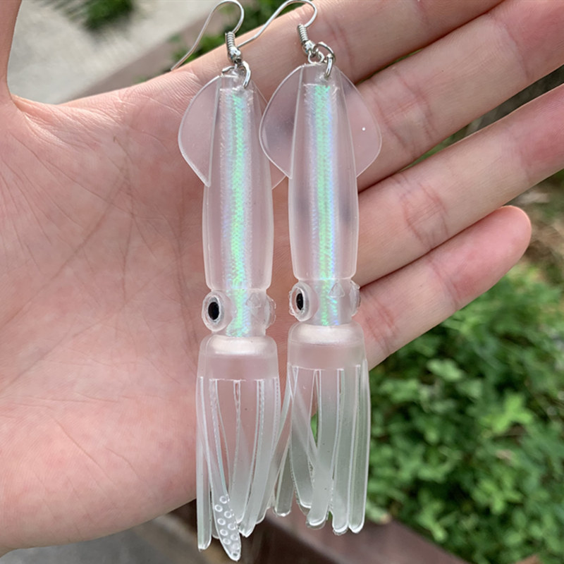 Noctilucence/Color Tube Squid  - Fishing Lure Soft Plastic บทวิจารณ์และราคา