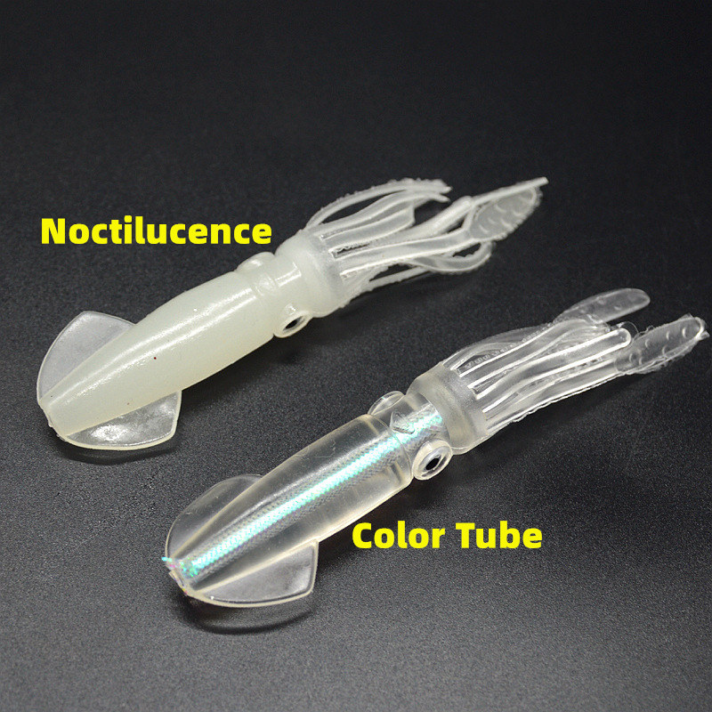Noctilucence/Color Tube Squid  - Fishing Lure Soft Plastic บทวิจารณ์และราคา