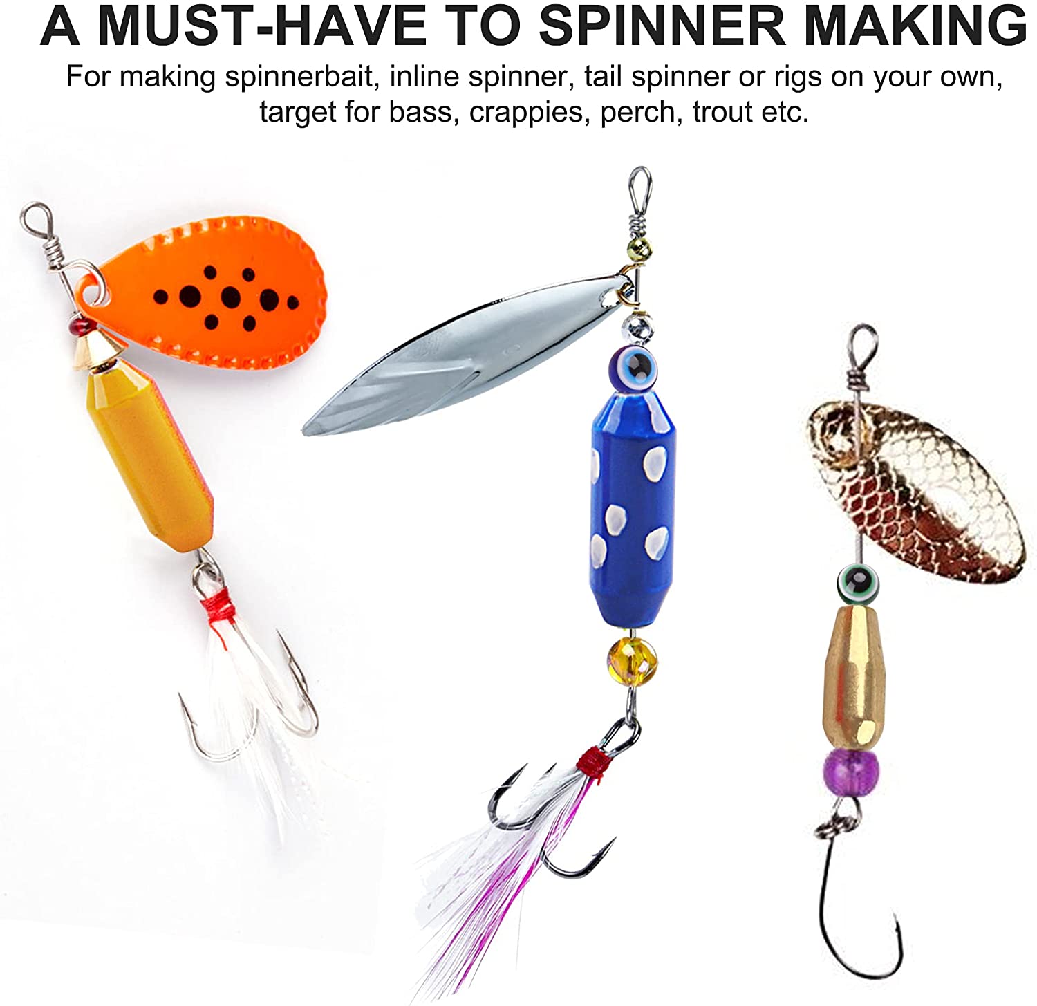 10pcs Fishing Brass Spinner Lu - Fishing Lure Spinnerbait บทวิจารณ์และราคา