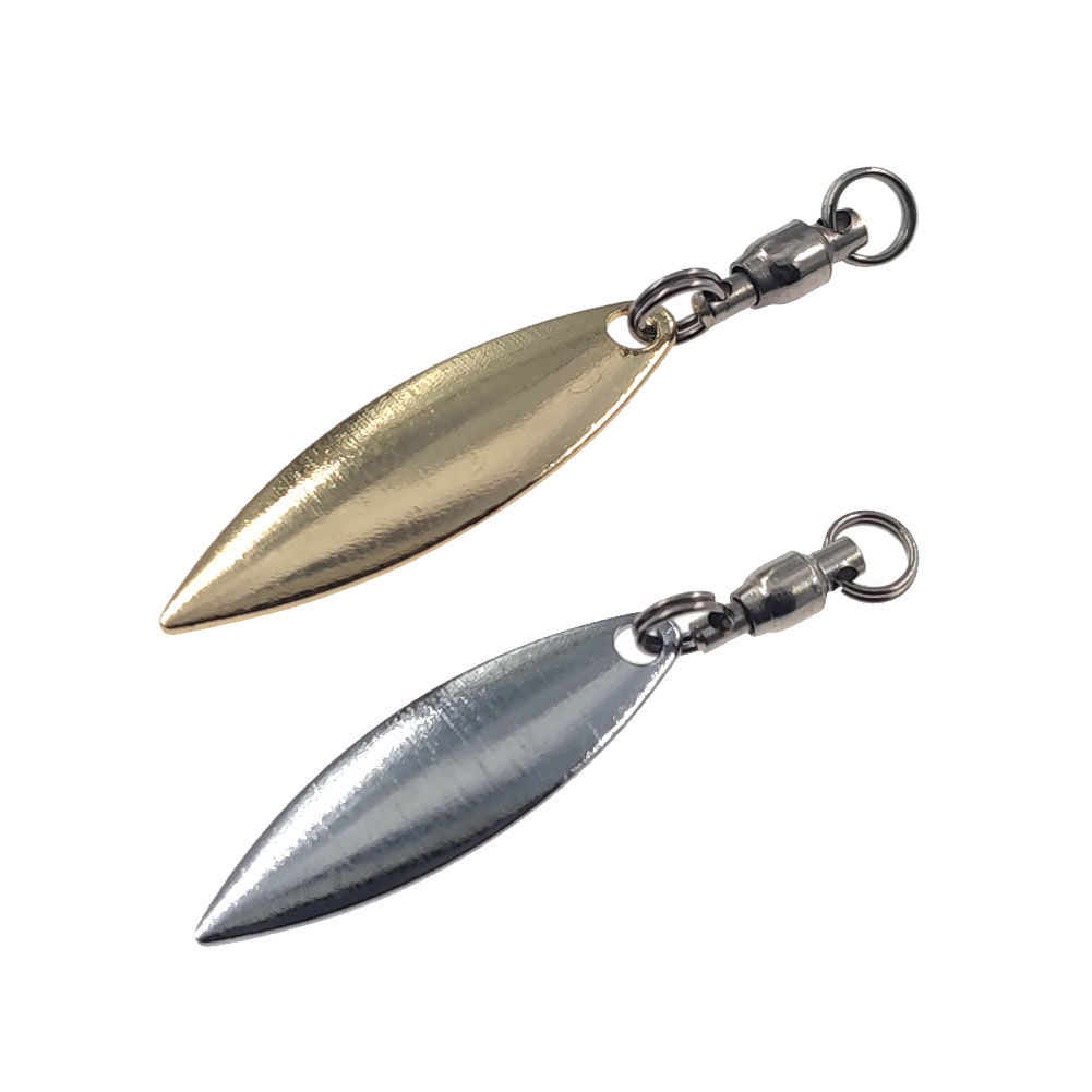 10pcs Willowleaf Blades Spinne - Fishing Lure Blade Bait บทวิจารณ์และราคา