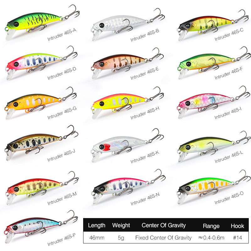 TSURINOUA 46S 46mm 5g Bait Fin - Fishing Lure Jerkbait บทวิจารณ์และราคา