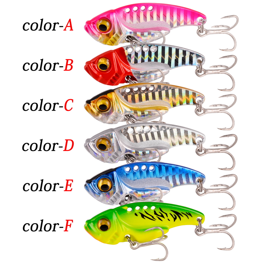 6pc/lot  7/10/15/20G Hard Meta - Fishing Lure Blade Bait บทวิจารณ์และราคา
