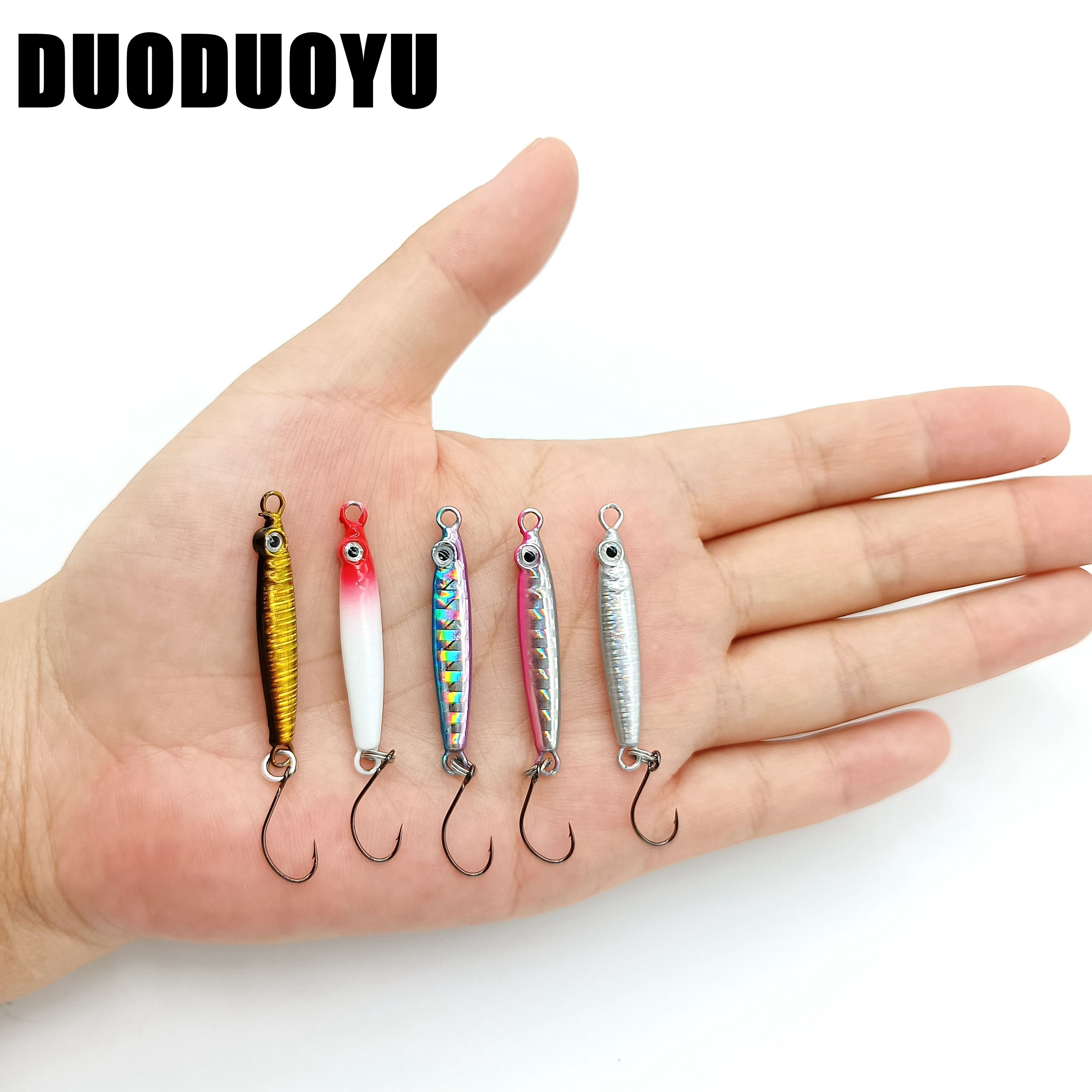 DUODUOYU 5PCS Mini  Metal Jig  - Fishing Lure Spinnerbait บทวิจารณ์และราคา