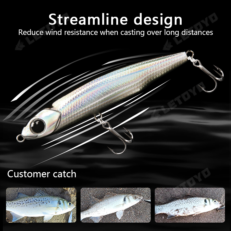 LETOYO Sinking Pencil 17g 12g- - Fishing Lure Swimbait บทวิจารณ์และราคา