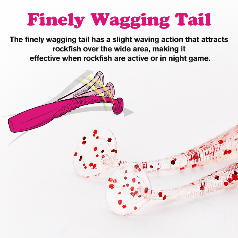 TSURINOYA 38mm 0.4g Soft Fishi - Fishing Lure Soft Plastic บทวิจารณ์และราคา