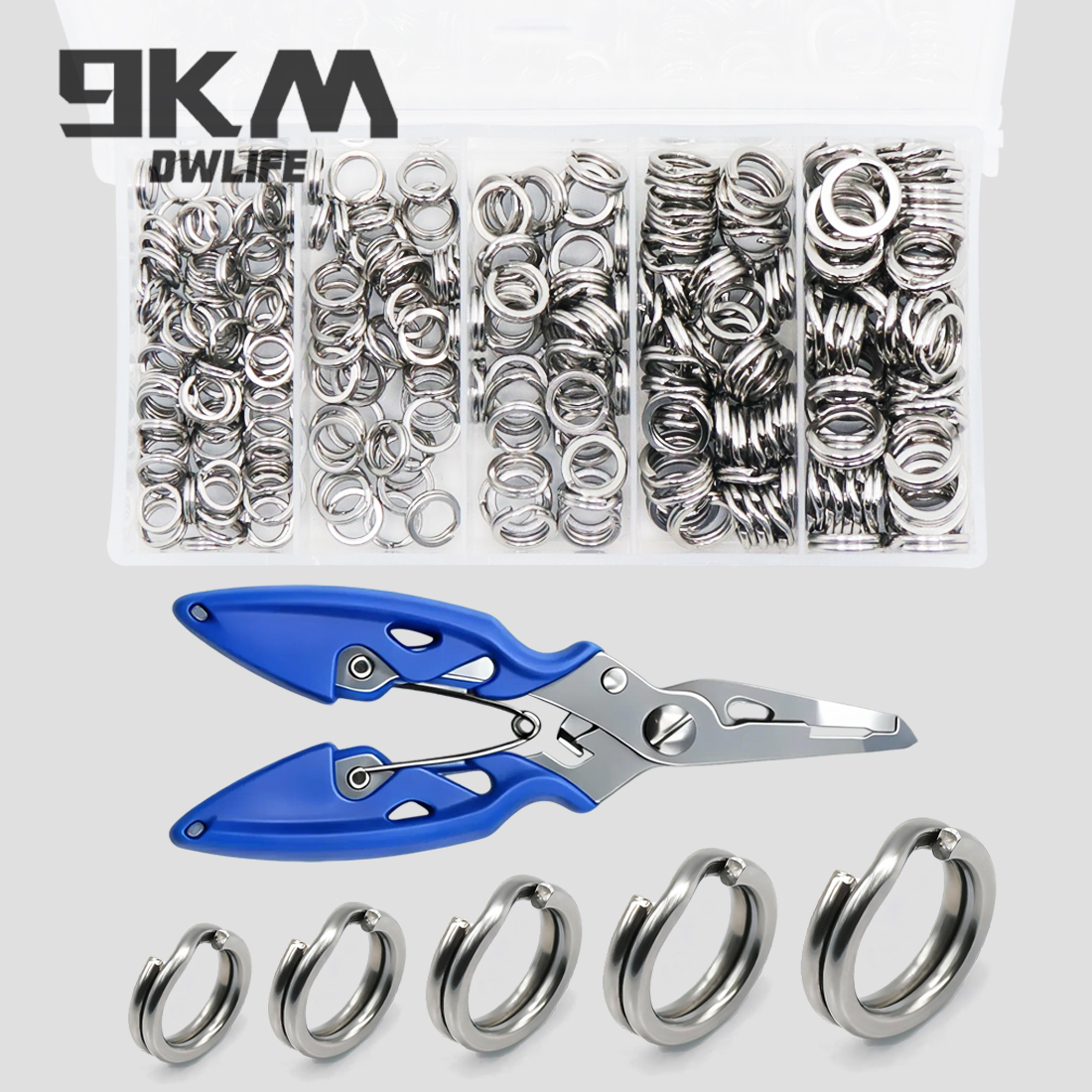 9KM 260-280pcs Fishing Split R - Fishing Lure Kit บทวิจารณ์และราคา