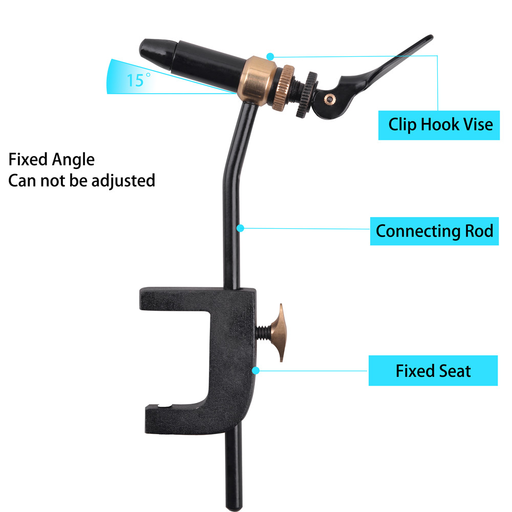 Rotary Fly Tying Vise Tool Saf - Fishing Lure Jig บทวิจารณ์และราคา