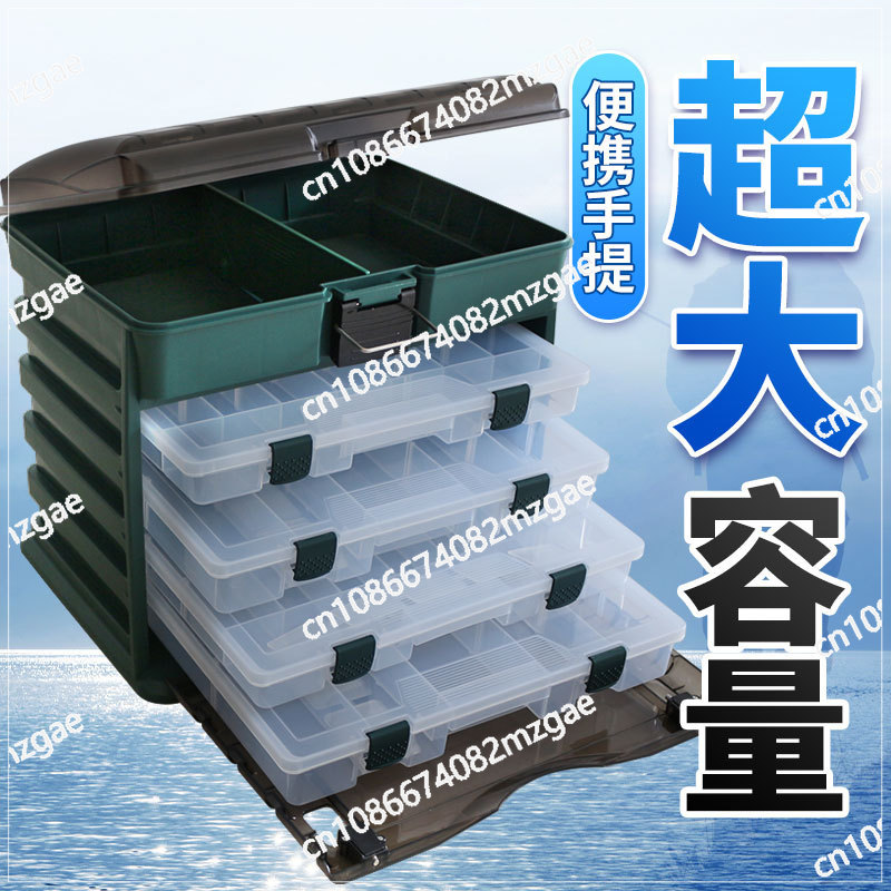 Medium 4-layer portable lure b - Fishing Lure Box บทวิจารณ์และราคา