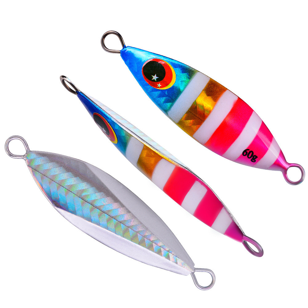 Metal Slow Jig Lure Hard Artif - Fishing Lure Buzzbait บทวิจารณ์และราคา