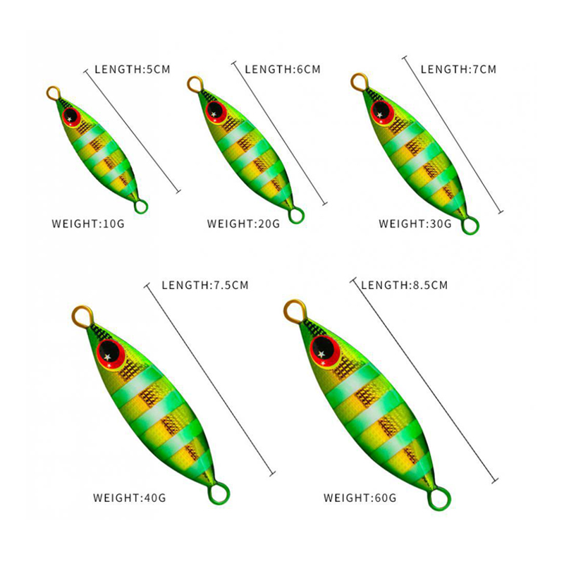 Metal Slow Jig Lure Hard Artif - Fishing Lure Buzzbait บทวิจารณ์และราคา
