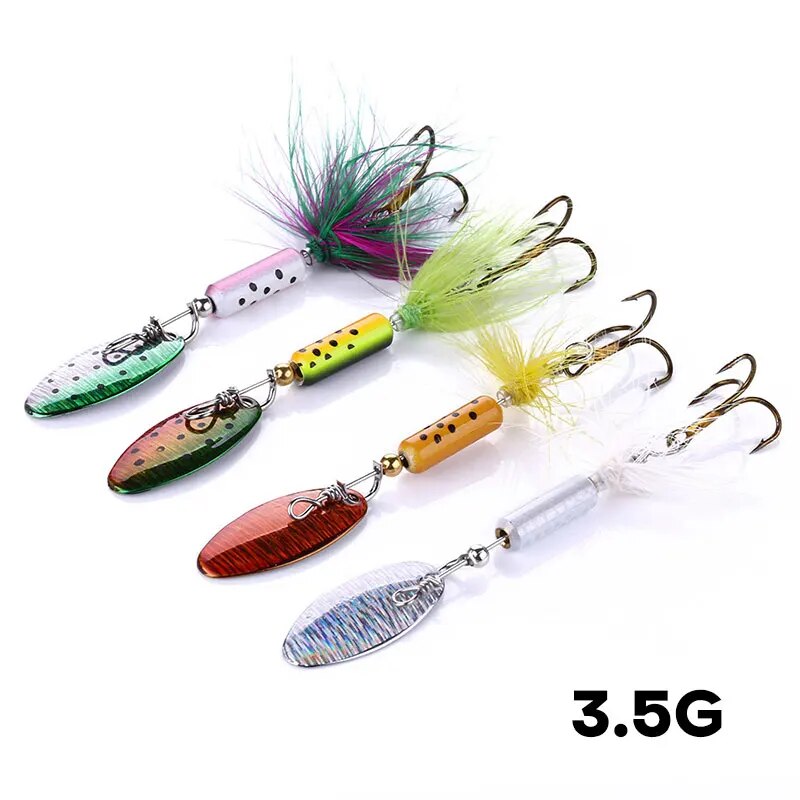 Metal VIB Lures 1PCS 3.5g Feat - Fishing Lure Spoon บทวิจารณ์และราคา