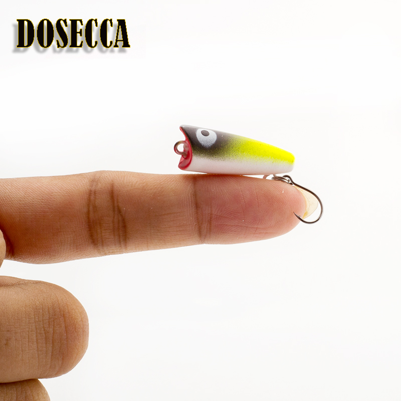 1PCS 2.5cm 1.5g  Topwater Bait - Fishing Lure Popper บทวิจารณ์และราคา