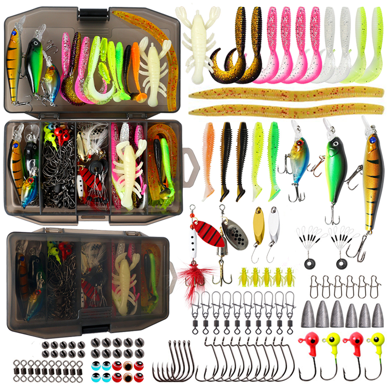 New 120PCS Fishing Lure Set So - Fishing Lure Spinnerbait บทวิจารณ์และราคา