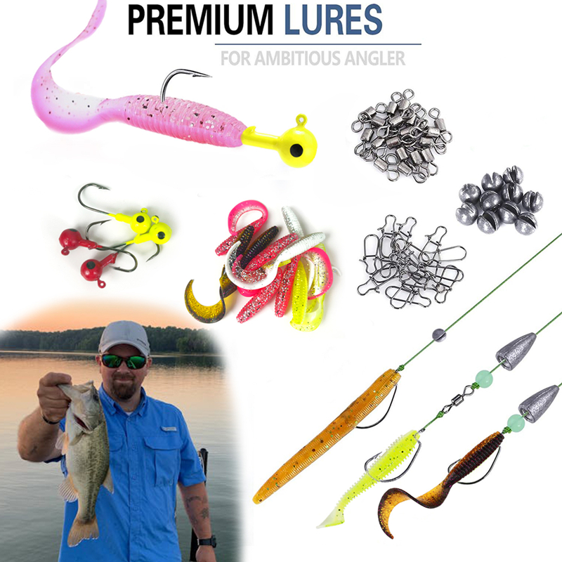 New 120PCS Fishing Lure Set So - Fishing Lure Spinnerbait บทวิจารณ์และราคา