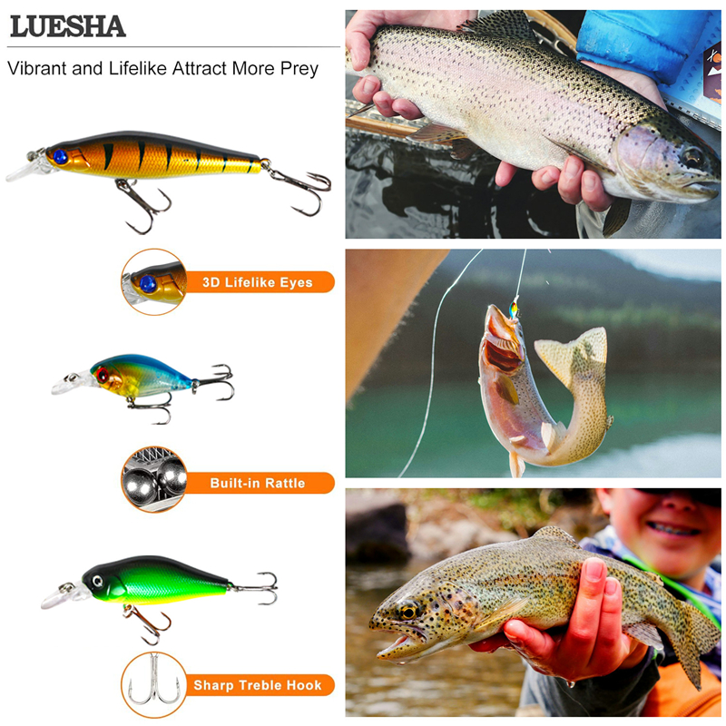 New 120PCS Fishing Lure Set So - Fishing Lure Spinnerbait บทวิจารณ์และราคา