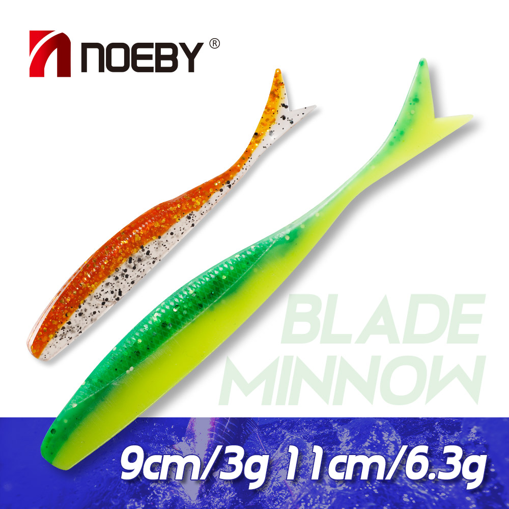 NOEBY Soft Lure Blade Minnow 9 - Fishing Lure Blade Bait บทวิจารณ์และราคา