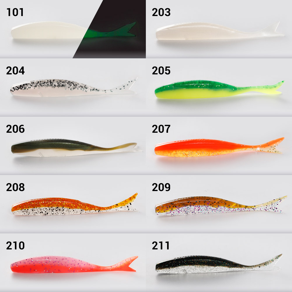 NOEBY Soft Lure Blade Minnow 9 - Fishing Lure Blade Bait บทวิจารณ์และราคา
