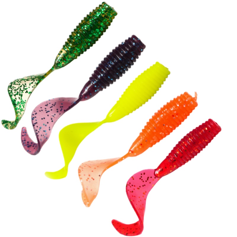 Wondersee 50PCS Soft Bait Worm - Fishing Lure Soft Plastic บทวิจารณ์และราคา