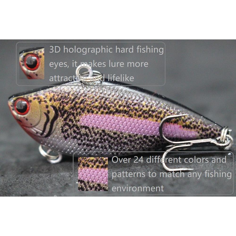 wLure Fishing Lure Lipless 10g - Fishing Lure Crankbait บทวิจารณ์และราคา