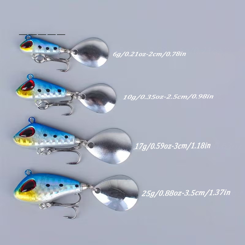 5/6pcs Mini VIB With Spoon Fis - Fishing Lure Spinnerbait บทวิจารณ์และราคา