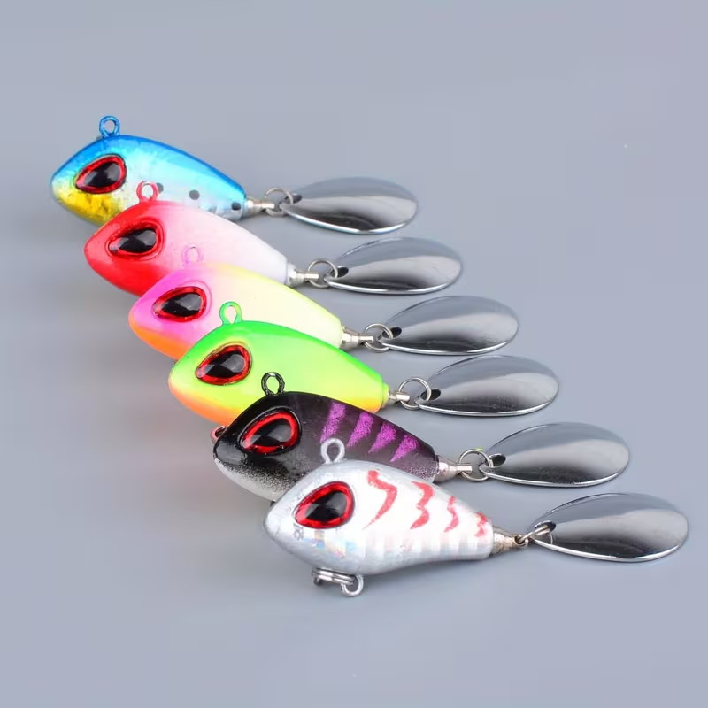 5/6pcs Mini VIB With Spoon Fis - Fishing Lure Spinnerbait บทวิจารณ์และราคา