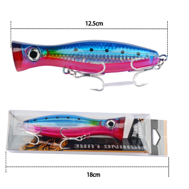1pc 43g Big Popper Floating Wo - Fishing Lure Popper บทวิจารณ์และราคา