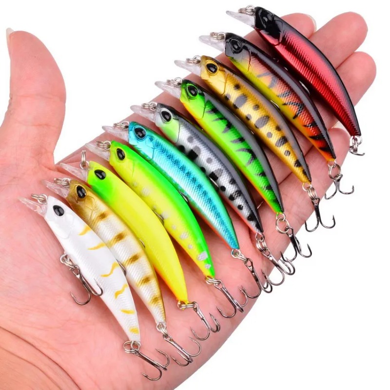 3/5/8PCS Random Fishing Lure S - Fishing Lure Crankbait บทวิจารณ์และราคา