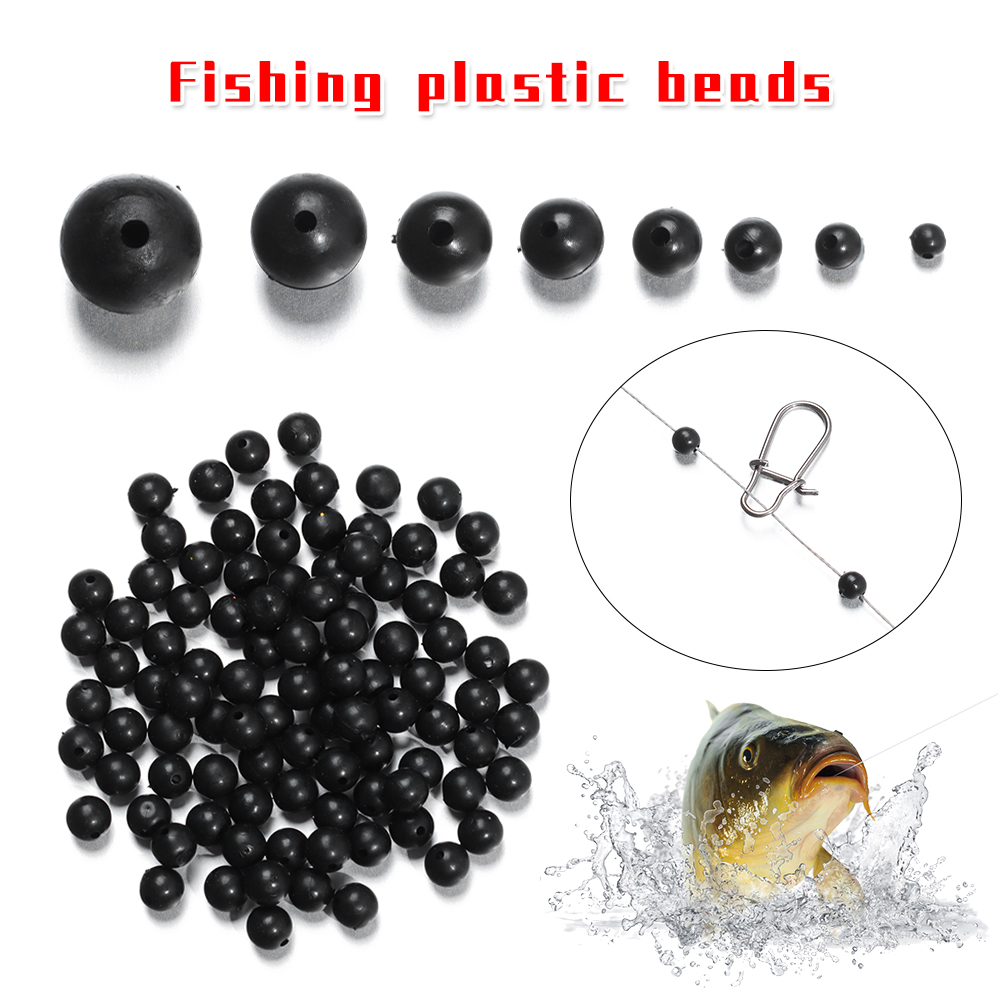 100pcs/lot Fishing Beads Space - Fishing Lure Soft Plastic บทวิจารณ์และราคา