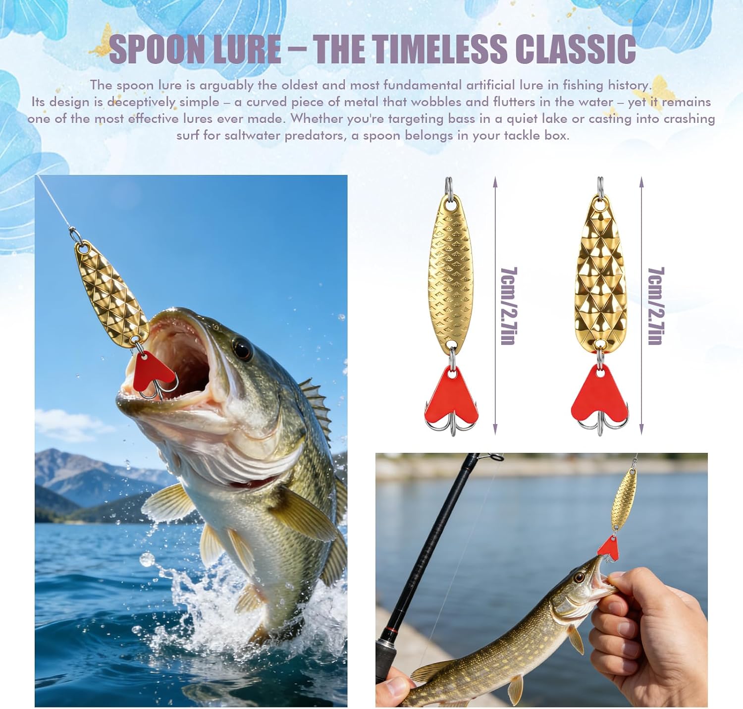 71Pcs Fishing Lures Kit with T - Fishing Lure Crankbait บทวิจารณ์และราคา