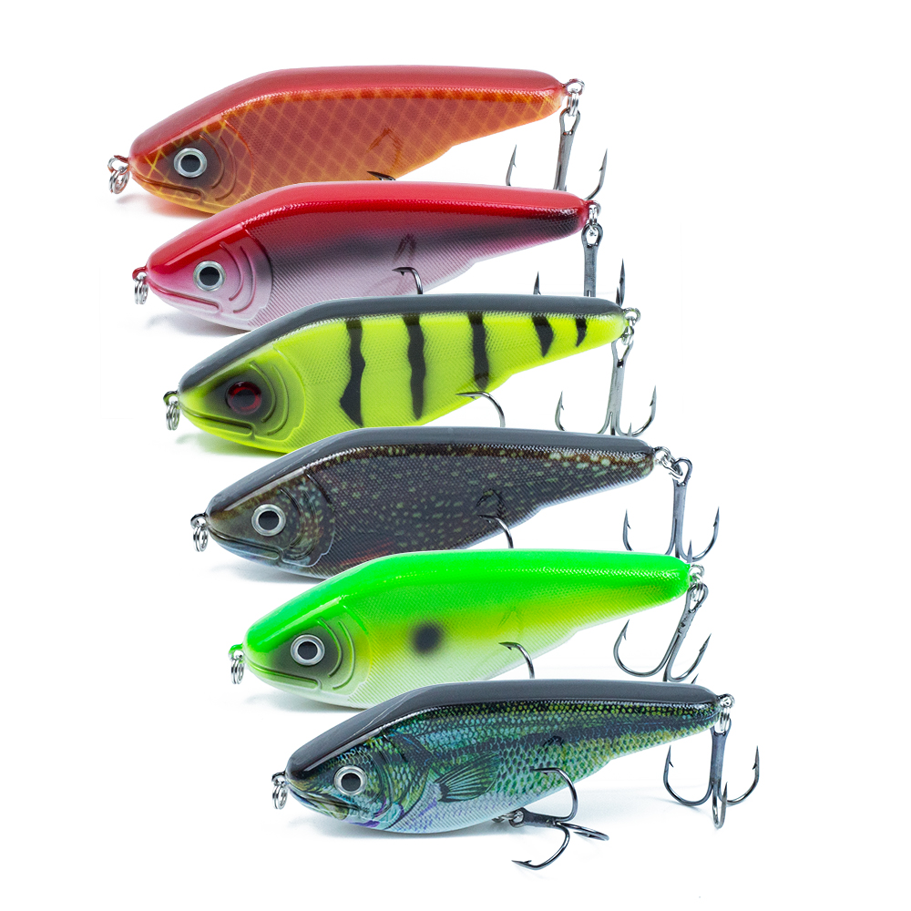 Hanlin NEW Glide Jerkbait 90mm - Fishing Lure Swimbait บทวิจารณ์และราคา