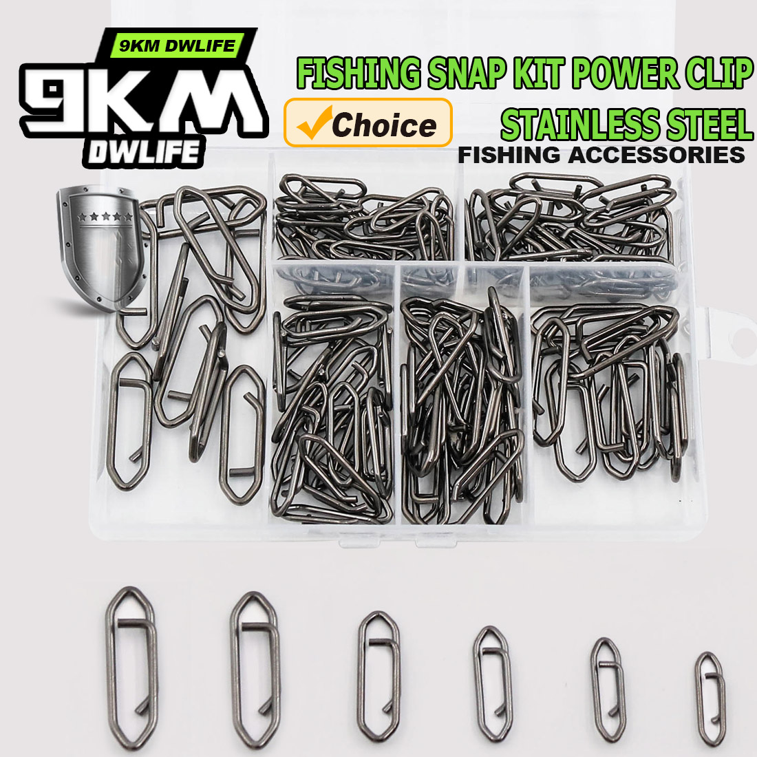 9KM Fishing Snap Kit 110pcs Po - Fishing Lure Kit บทวิจารณ์และราคา