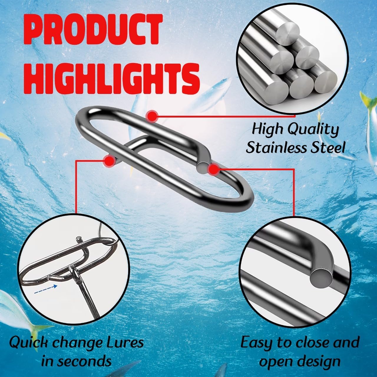 9KM Fishing Snap Kit 110pcs Po - Fishing Lure Kit บทวิจารณ์และราคา