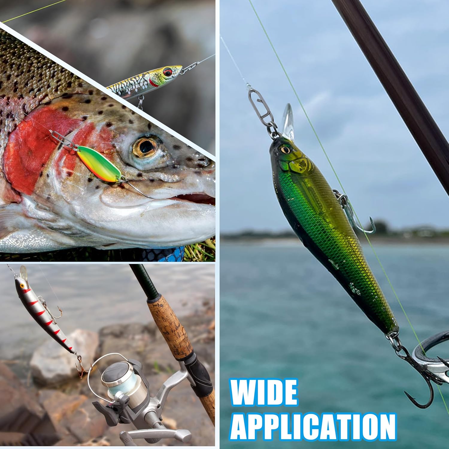 9KM Fishing Snap Kit 110pcs Po - Fishing Lure Kit บทวิจารณ์และราคา